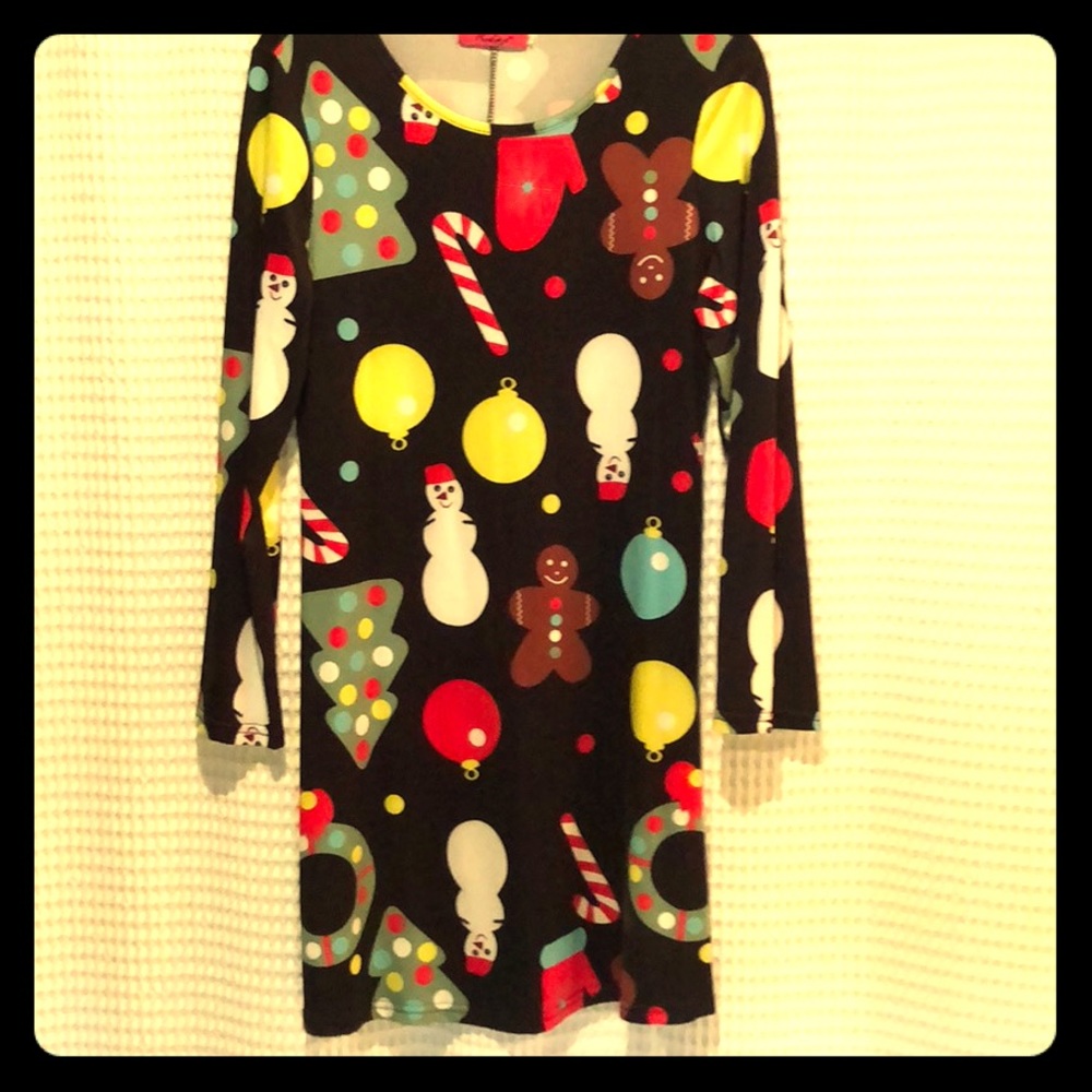 Festive “ugly” Christmas dress